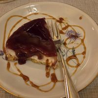 Cheesecake at Le Bistrot in Rome