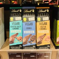 Vegan chocolates   at Lindt   in Budapest