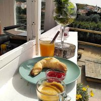 Vegan Croissant and Marmalade at Algarvegan Hummus Bar in Vila Do Bispo