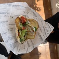 vegan Sabich   at Algarvegan Hummus Bar in Vila Do Bispo