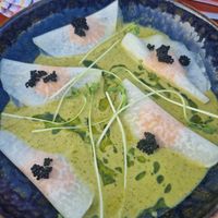 Koolrabi ravioli at Ministerie van Geluk in Zoetermeer