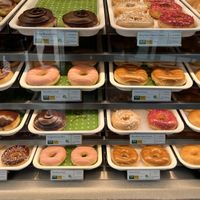 Vegan doughnuts   at Krispy Kreme in Brighton