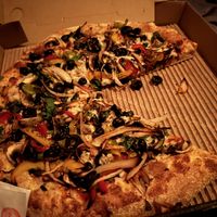 Planet Earth pizzaa  at Bizza in San Mateo