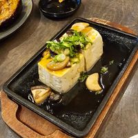 Tofu with mushrooms at Yaki-The-Emom in Dusseldorf