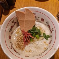 Hakata ramen. I only took this 1 photo as I was too busy enjoying the food to take anymore ☺️ at Bugoro All Vegan in Fukuoka