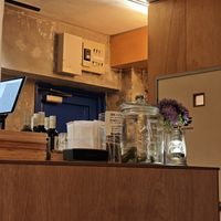 Balcony, they also accept donations for animals ❤️ at Bugoro All Vegan in Fukuoka