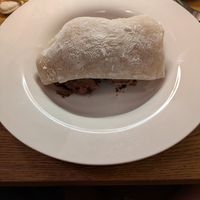 Banana chocolate ice cream with mochi at Bugoro All Vegan in Fukuoka