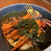 Tamarin carrot with tofu whip  at Shui in Subiaco