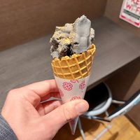 Ice cream at Gomafukudo Hakodateten - ごま福堂 函館店 in Hokkaido