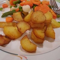 Vegane  "Option", schon 1-2 Gabeln gegessen at Zum Ochsen in Gerstetten