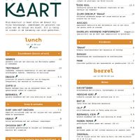 Menu part 1  at Villa Ockenburgh in The Hague