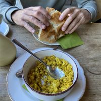 Vegan scrambled effe  at Hoffmanns Sonnenhaus in Moenchengladbach