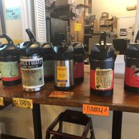 All kinds of coffee at Chamblin's Uptown Cafe in Jacksonville