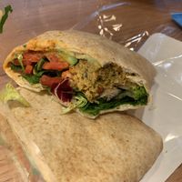 Falafel and avocado sandwichh  at Pret A Manager - Connolly Station in Dublin