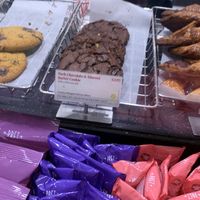 Dark chocolate and almond butter cookie  at Pret A Manager - Connolly Station in Dublin