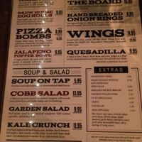 Menu 1 at Merchant Ale House in St Catharines