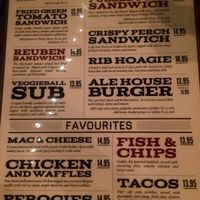 Menu 2 at Merchant Ale House in St Catharines