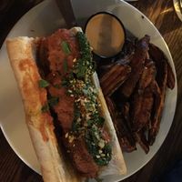 Vegan meatball sandwich!! at Merchant Ale House in St Catharines