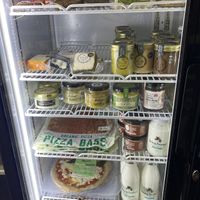Vegan options incl. cheeses, yoghurt and pizza.   at New Harvest Organic Greengrocer in Seaford