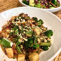 spicy asian noodles  at The Grove Wine Bar & Kitchen in Cedar Park