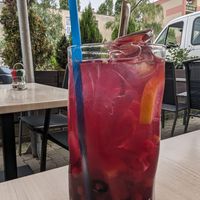 Berry lemonade at Mokka Étterem in Szarvas