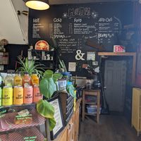 Menu at First & Last Coffee Shop in Toronto