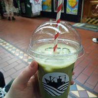 Iced oat matcha at Bodega Coffee in Dublin