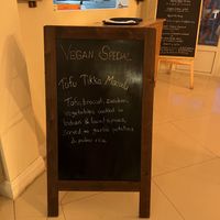 Vegan dish of the day!   at The Villa in Marigot Bay