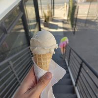 Vanilla ice-cream!! Such a rare vegan find at Vegansté in Providencia