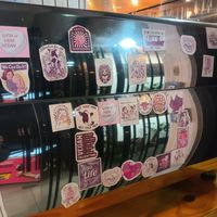 Stickers vegan :) at Vegansté in Providencia