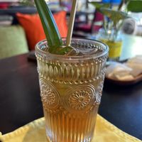 Iced tea  at Shamballa Vegetarian Restaurant & Greenhouse in Da Nang