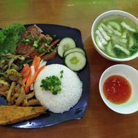 Vegan meal at Ẩm Thực Chay Đại Bình in Da Nang