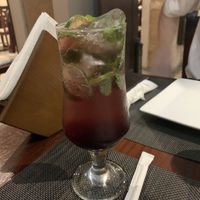Black knock mocktail  at Chambers in Galle