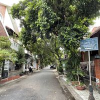 This is the street leading to The Garden Café & Vegetarian Food in Hue  at The Garden Cafe & Vegetarian Food in Hue