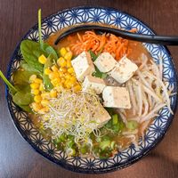 VEGGIE Miso Ramen 1 Kara -Miso  at Raku An in Luxembourg City