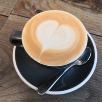 Oat flat white at Fred & Ginger Coffee in Berkhamsted