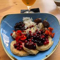 Tropical pancakes at URBN Forest  in Larnaca