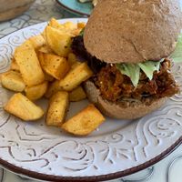 Ahhhhmazing jerk “chick’n” at URBN Forest  in Larnaca