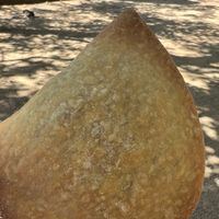 Vegan empanada  at Forn De Pa Lleida in Barcelona