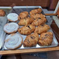 Both vegan at Forn De Pa Lleida in Barcelona