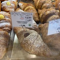 Two types of vegan croissants!  at Vecchio Forno in Florence