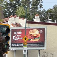 Billboard advertising grand opening across from the restaurant  at Better Chew Kitchen - Vallejo in Vallejo