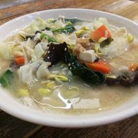 ramen with veggies and tofu in miso broth at Amitābha  - 阿彌搭巴 in Jian