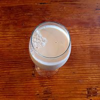 horchata, leche vegetal. at The Hangover Corner in Ibiza