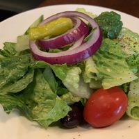 Greek salad minus cheese. Lovely! 🥗   at Uptown Cafe in Bloomington