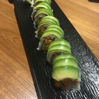 Veggie Roll (minus eel sauce) at Saku Sushi  at Saku Sushi in Rocky Mount
