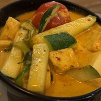 Yellow curry  at Saku Sushi in Rocky Mount