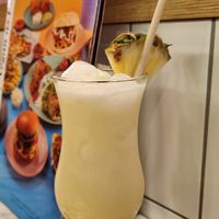 Pineapple Coconut Drink at Meat The Vegans in North West London