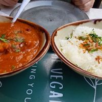 'Chicken' curry was really flavoursome at Meat The Vegans in North West London