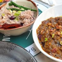 Vegan Curry Goat (15.9£) at Meat The Vegans in North West London